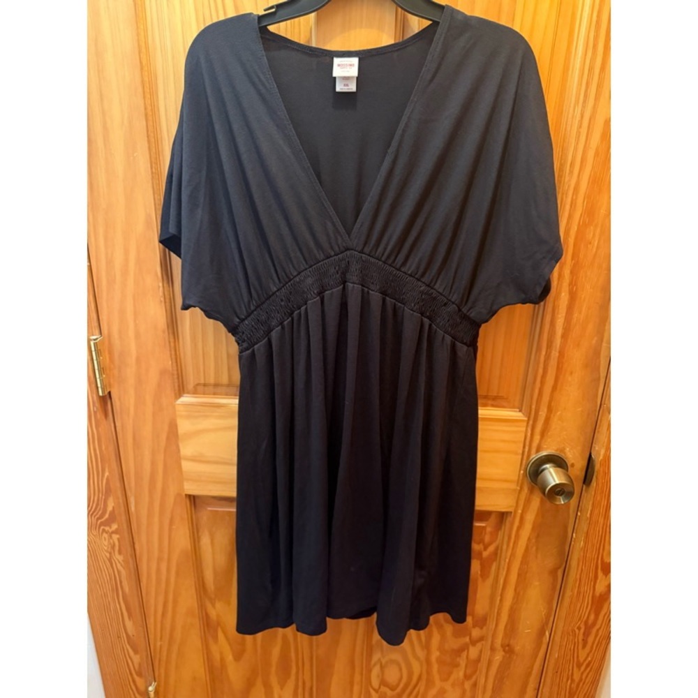Mossimo Supply Co. Charcoal V-Neck Top